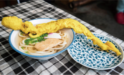 はなや食堂 手長だこの天ぷら